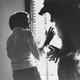 Joe Dante on the set of The Howling